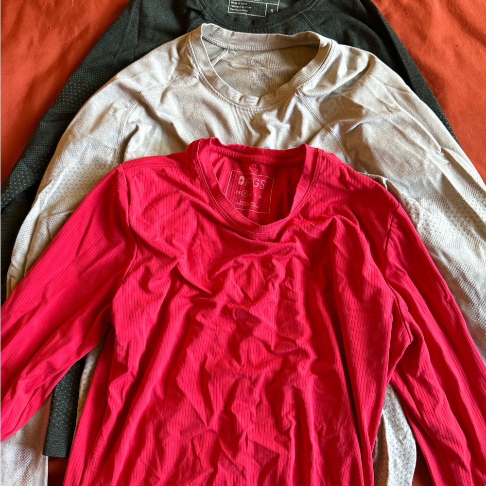 Figs under scrub long sleeve shirts